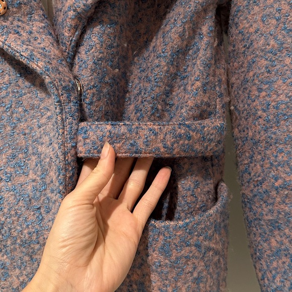 Oversized single-breasted coat - Armani Exchange - Picture 9 of 14